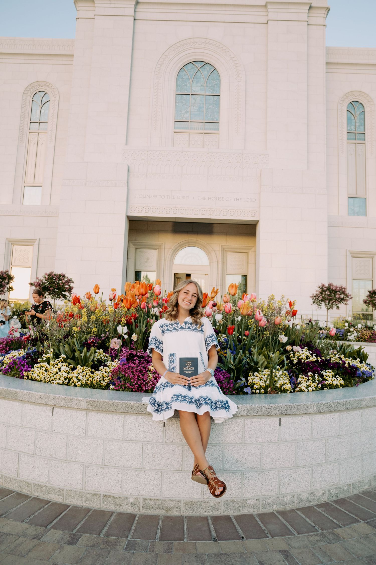 Mission photo session at the Orem Utah Temple.
