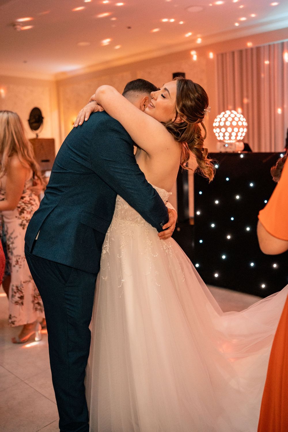 NORFOLK WEDDING PARK FARM HOTEL BURNT ORANGE WEDDING DECOR
