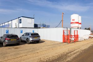 Commercial fencing and infrastructure photography for construction sites-11