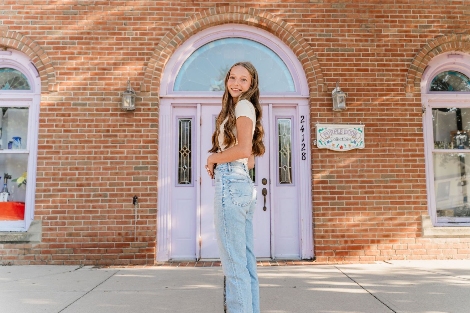 Authentic Toledo senior portraits with natural expressions