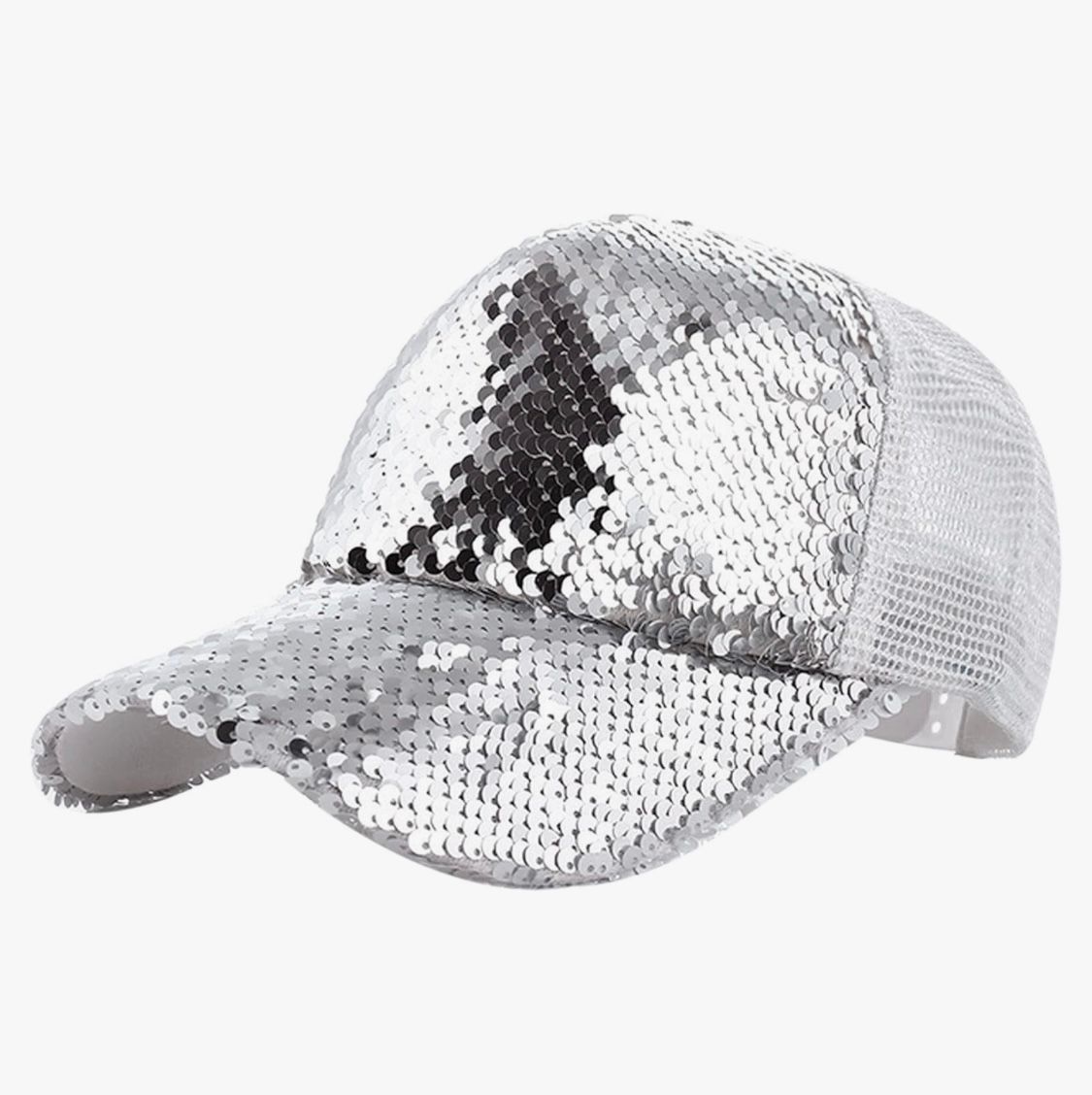 Add sparkle and style with a gray sequin cap prop for your photo booth, perfect for a fun and glamorous touch at any celebration!