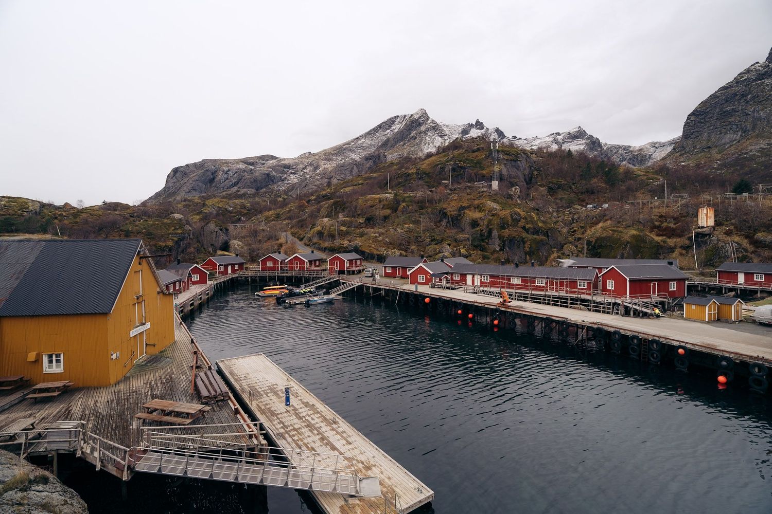 nusfjord lofoten norvege