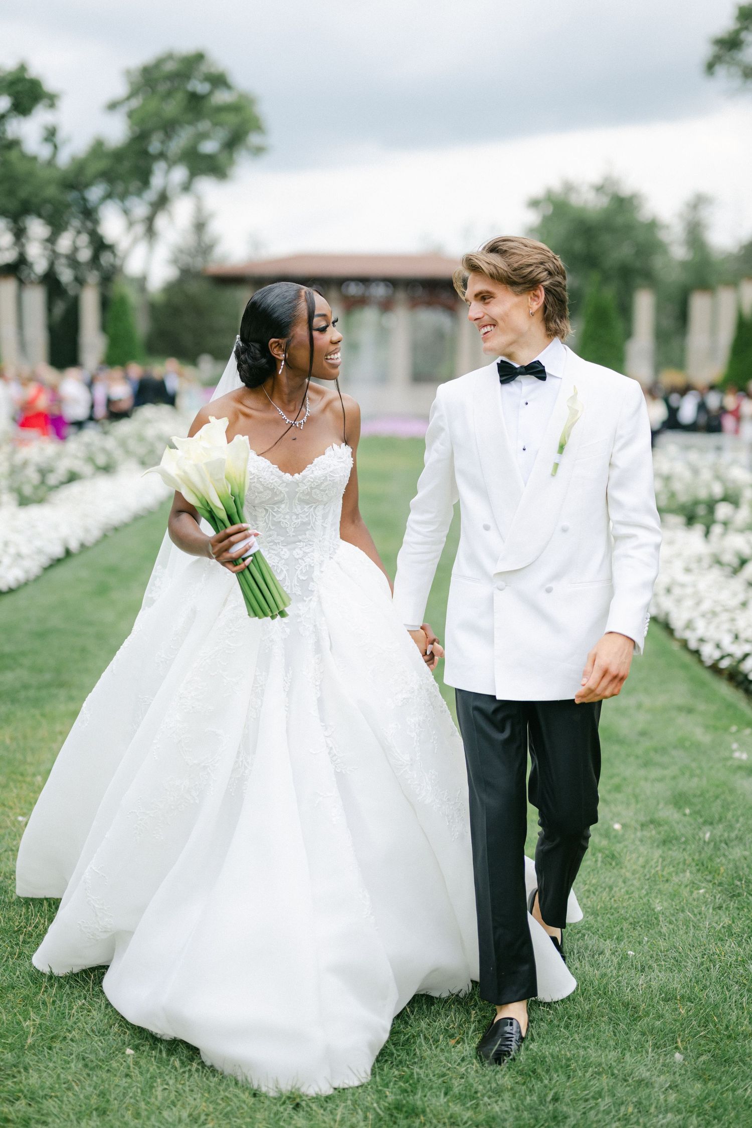 The Armour House Wedding in Lake Forest, IL - Ceremony Recessional