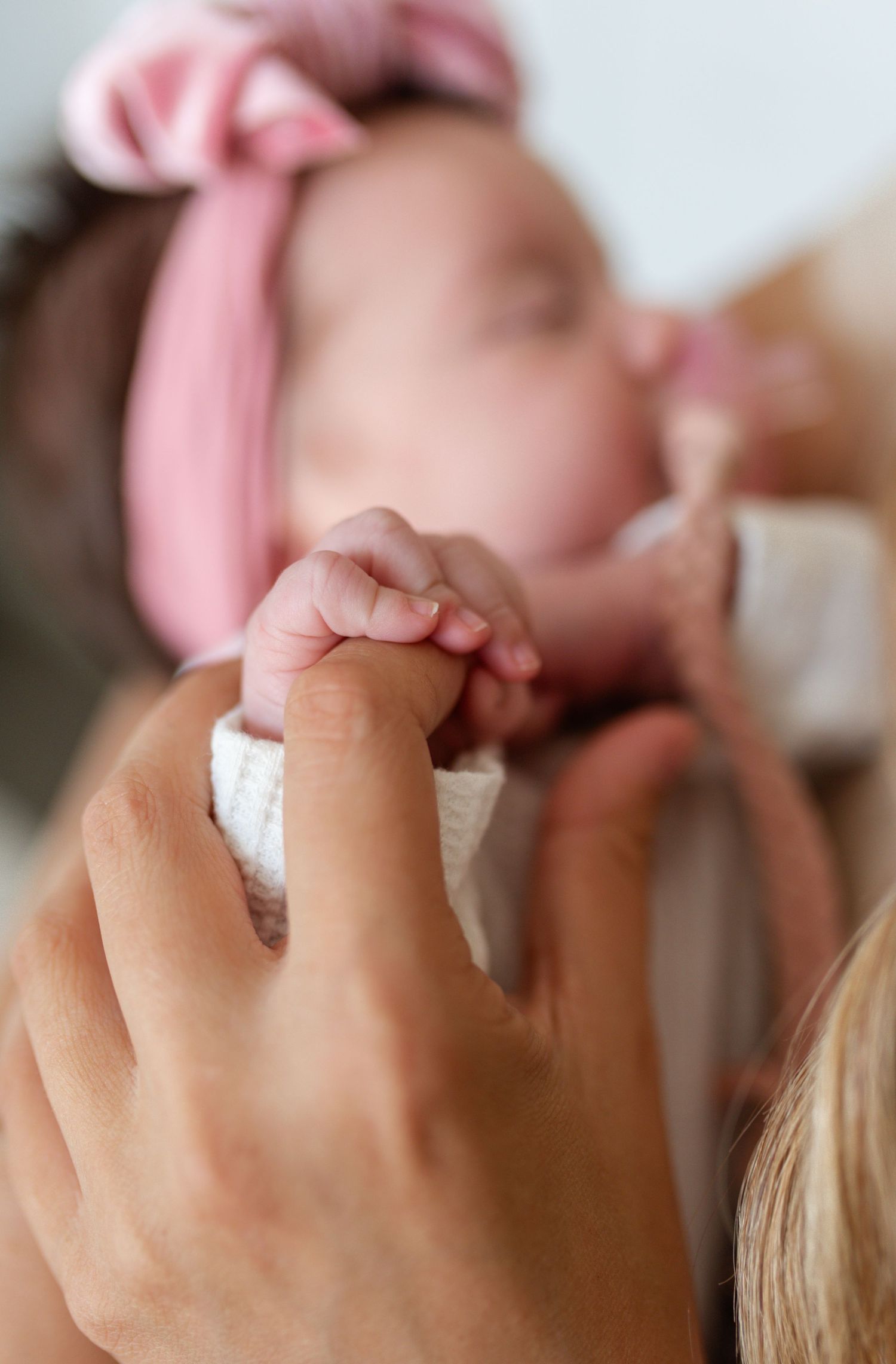 detail shot of newborn during an O'Fallon Missouri lifestyle shoot