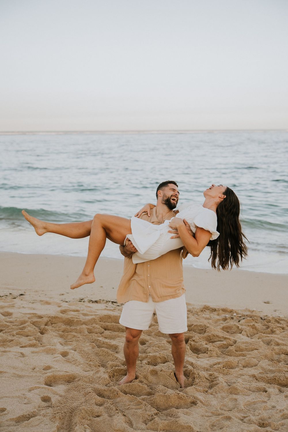 Romantic proposal photoshoot in Bali at sunset