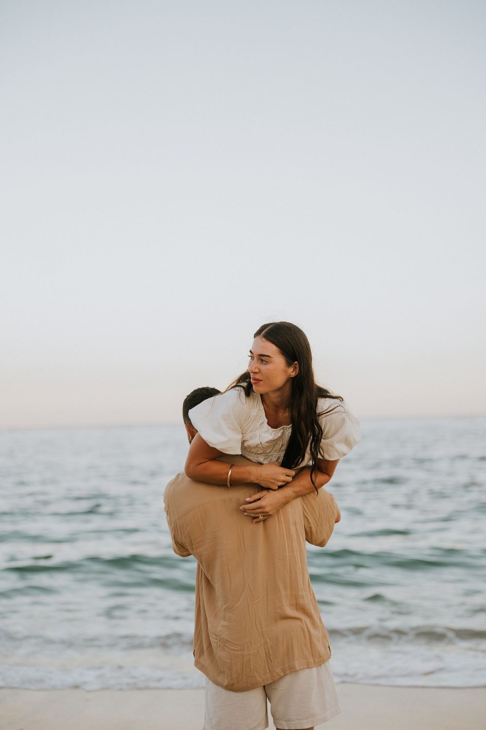 Romantic proposal photoshoot in Bali at sunset
