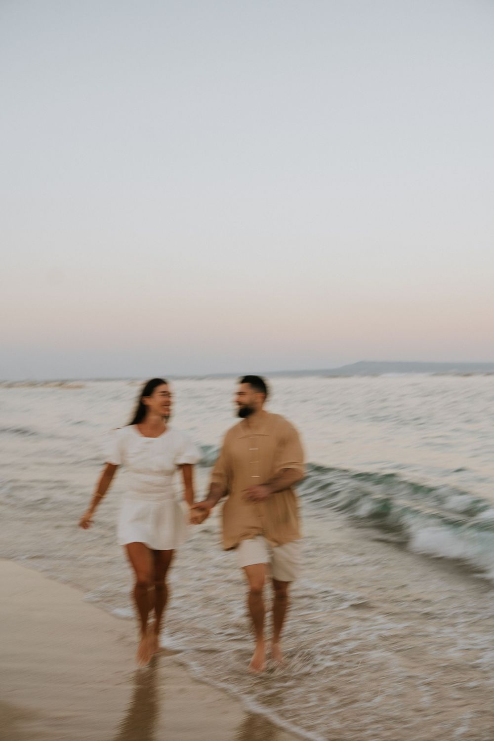 Romantic proposal photoshoot in Bali at sunset