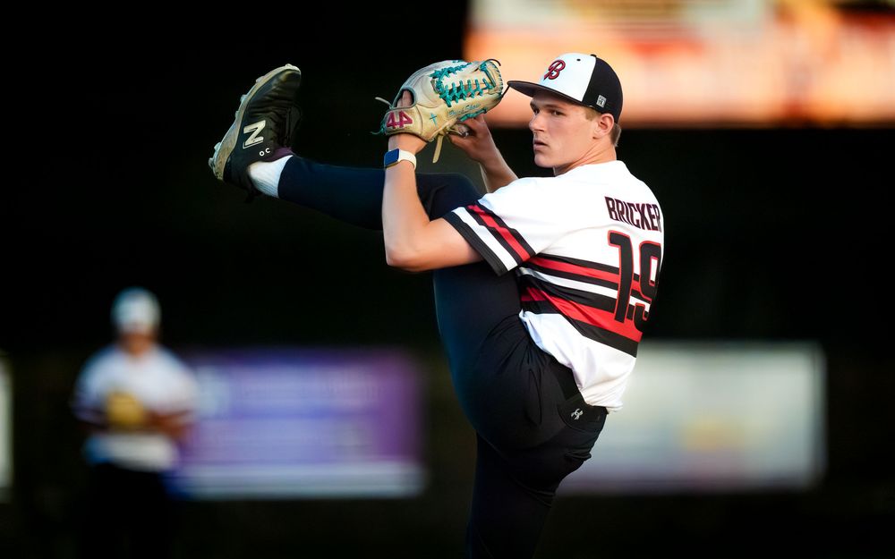 Central Penn Batmen pitcher vs Electric City Express baseball at In The Net by Deanna Fox, SportsFox Photography based in Hershey PA