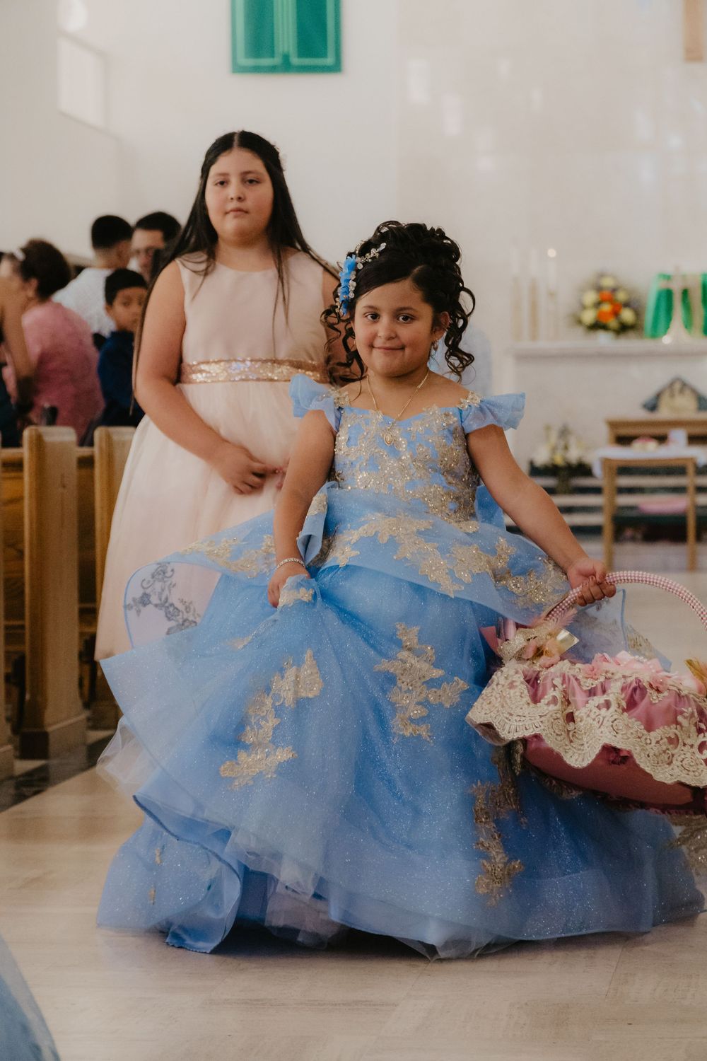 Quinceañera doll presentation (última muñeca), East Tennessee, misa