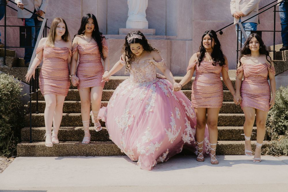 Quinceañera and chambelanes formation dance, Alcoa TN