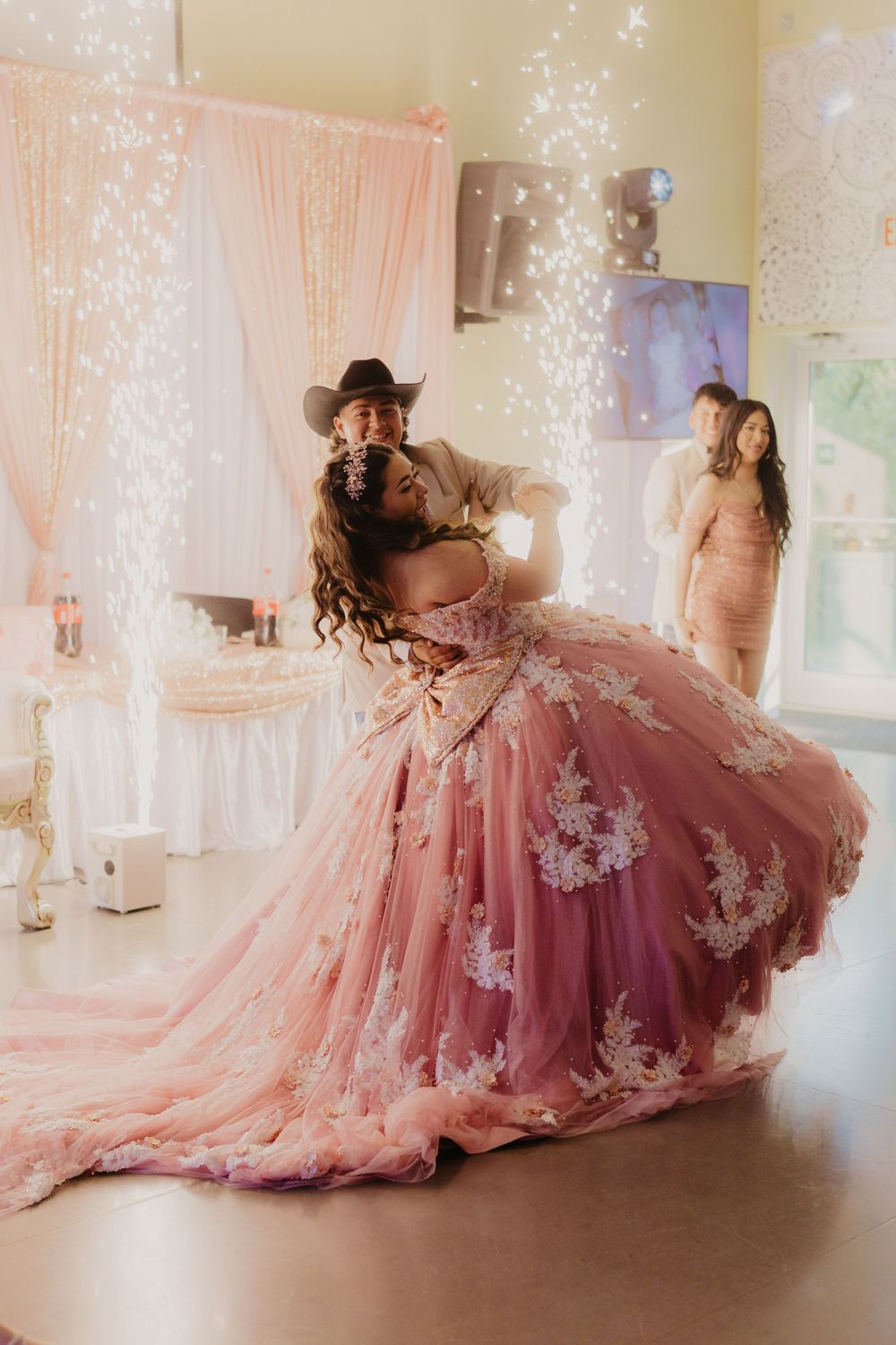 Quinceañera dancing with father, oak ridge tennessee, unitarian universalist