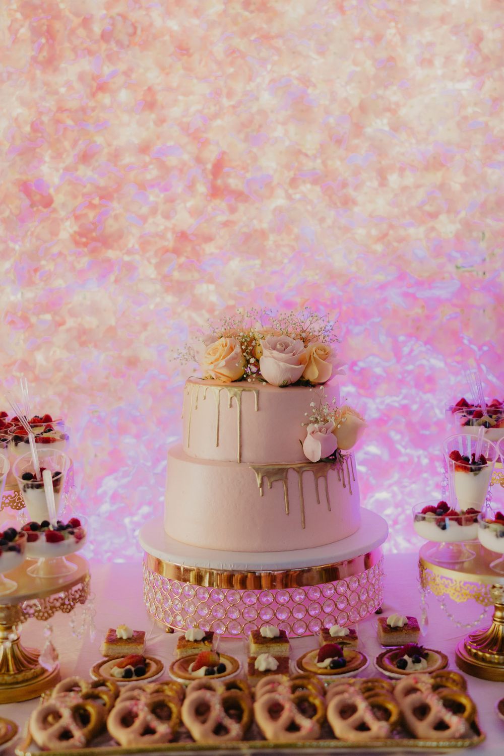 Quinceañera cake with candles, Knoxville celebration