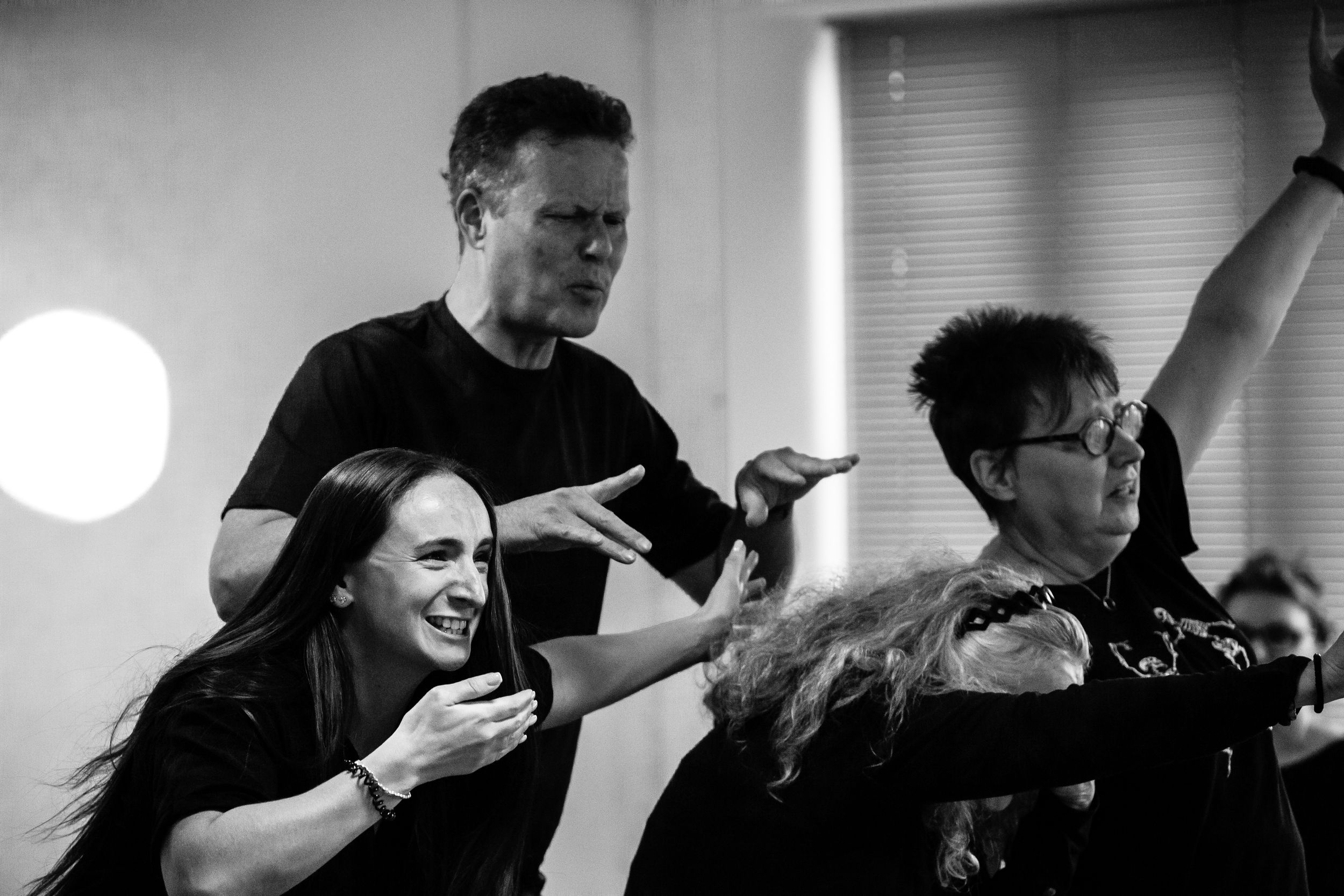 playback theatre with Agi Orban in Newcastle upon Tyne, workshop and performance