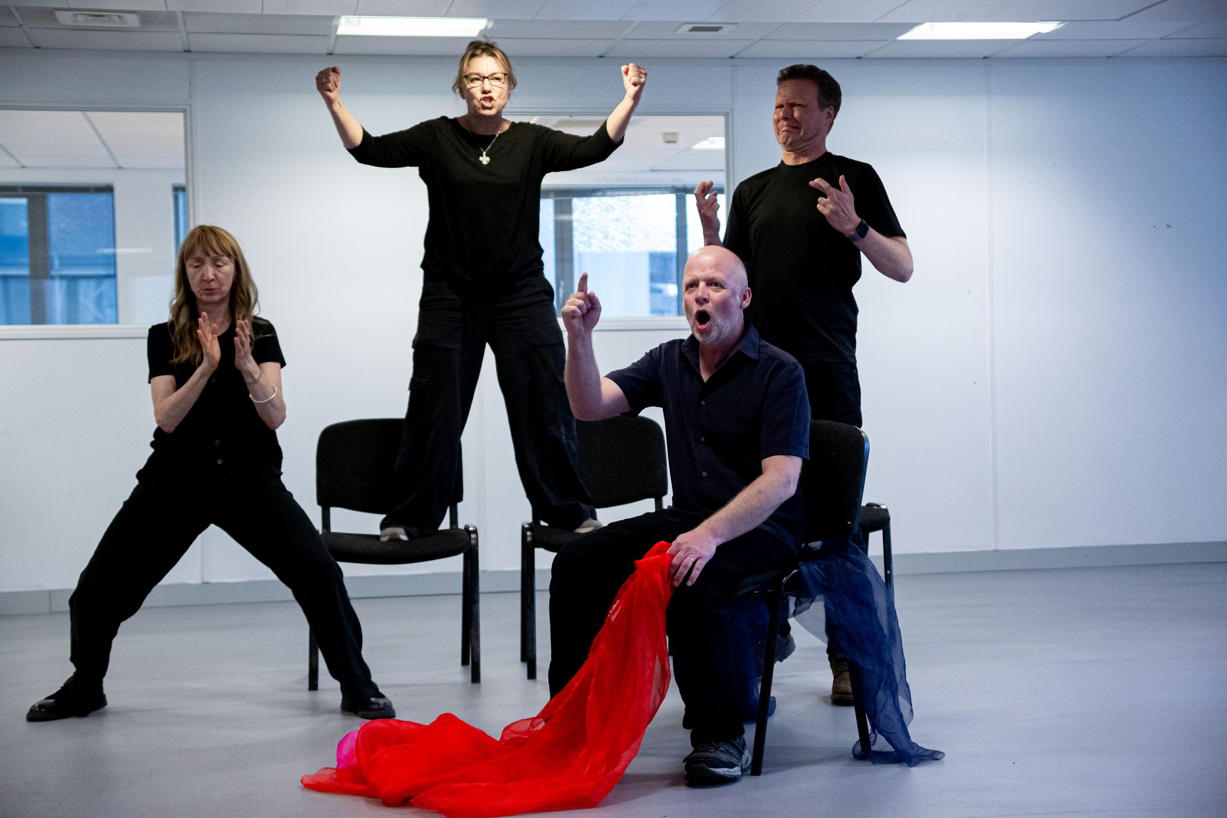 playback theatre with Agi Orban in Newcastle upon Tyne, workshop and performance