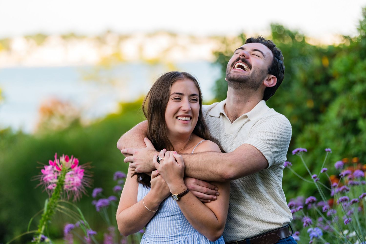 Engagement session photography in Newport Rhode Island.