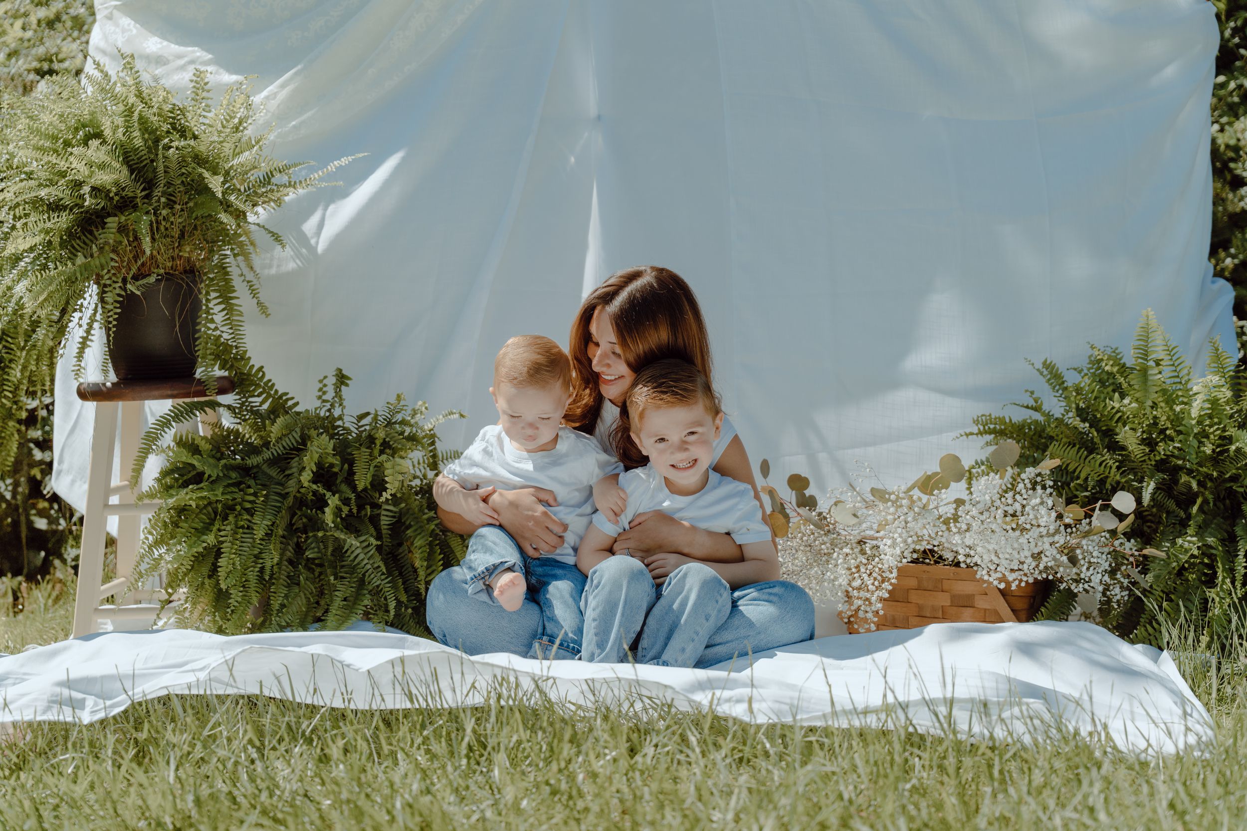 Virginia, NJ, and DC lifestyle family photoshoot capturing playful, candid moments and genuine connection in natural light.