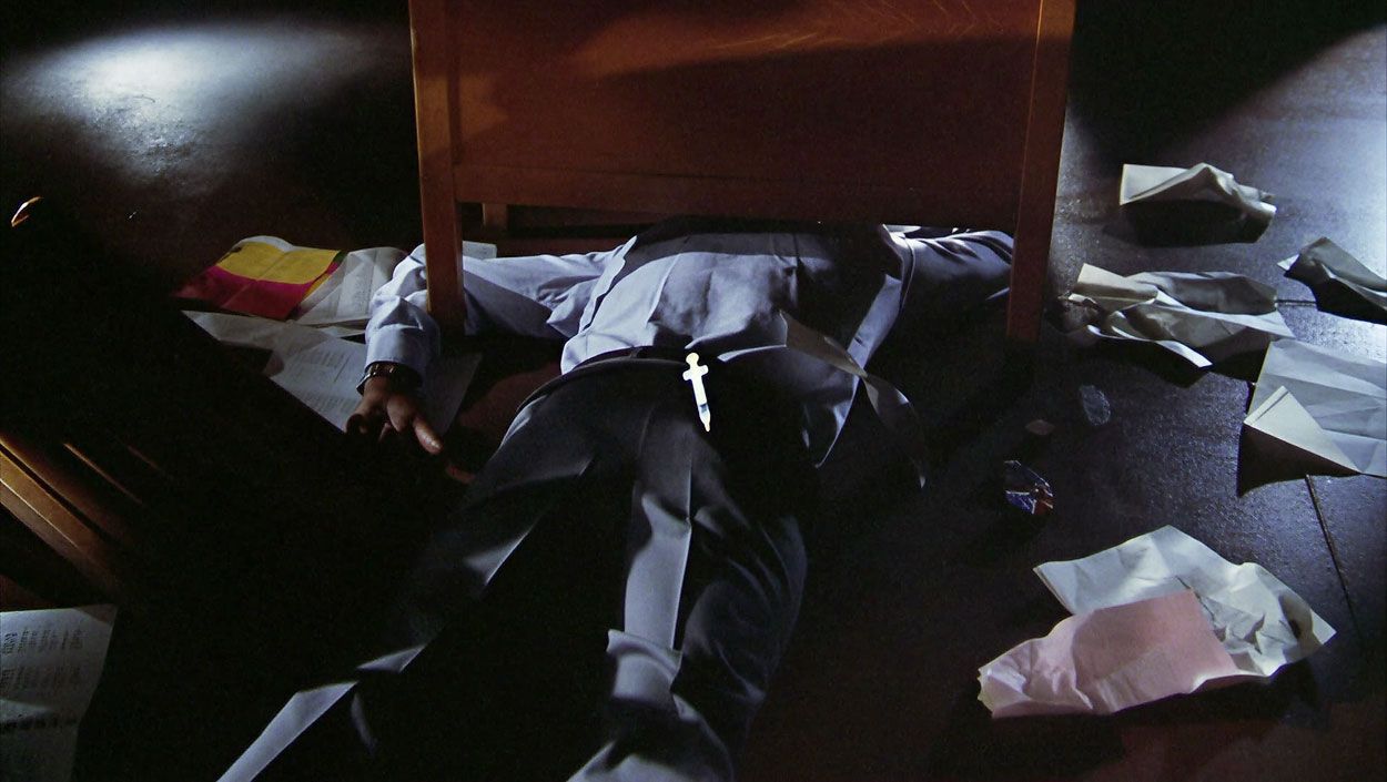 Mr Hanson death scene in Gremlins