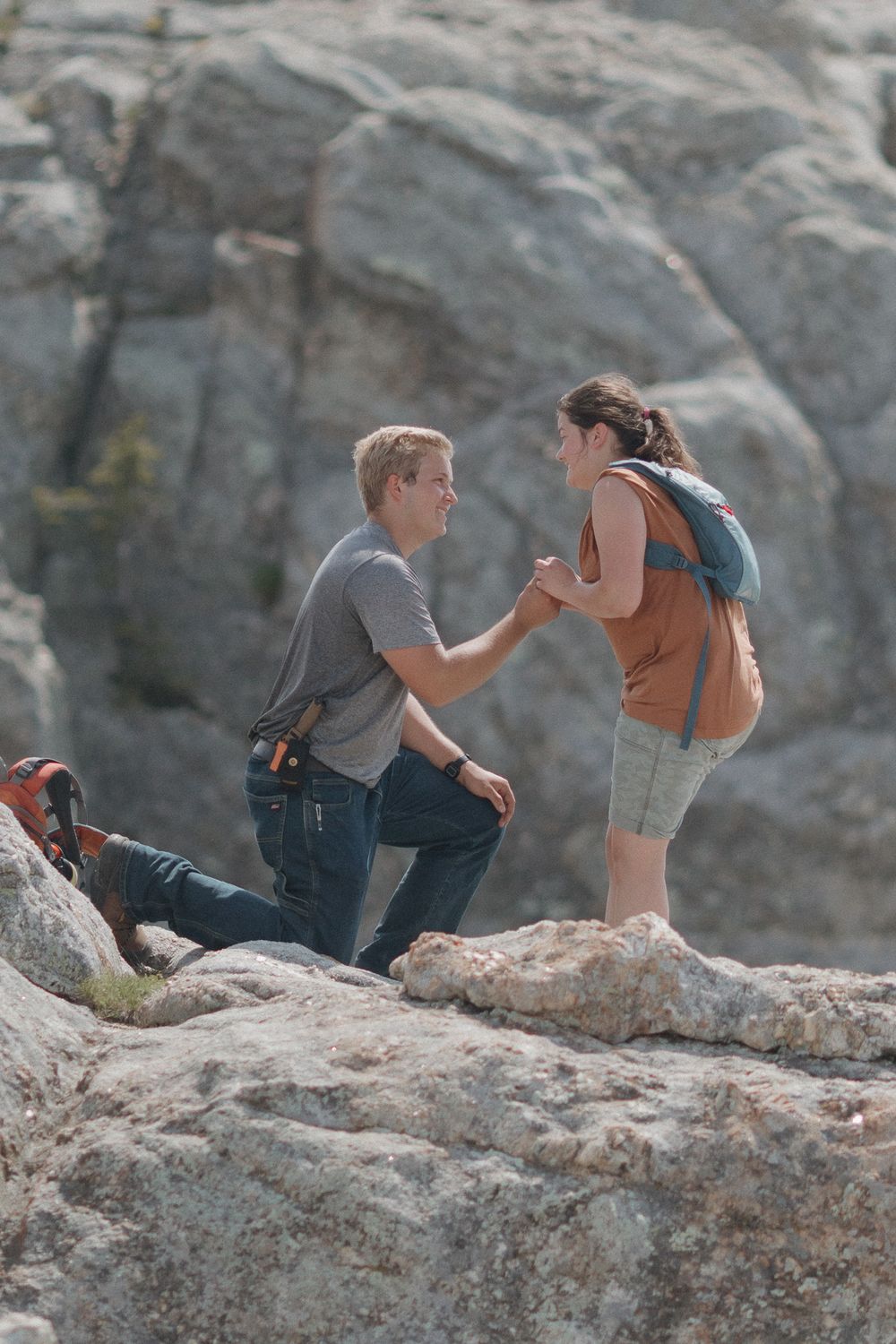 Proposal photos in South Dakota