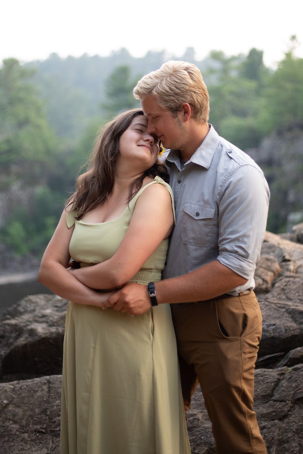 Engagement photos in Osceola, WI