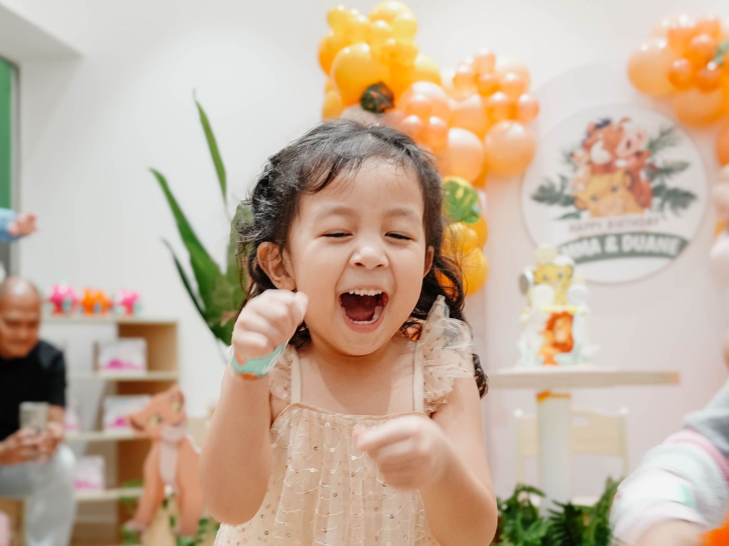 A candid photo from Emma's 4th birthday.