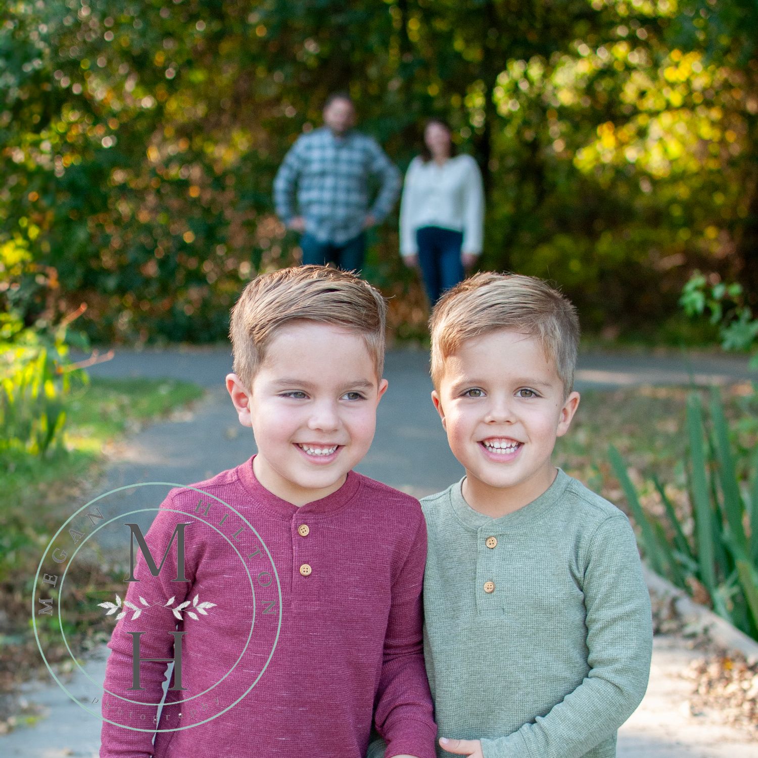 Candid photo family Ellanor C Lawrence Park