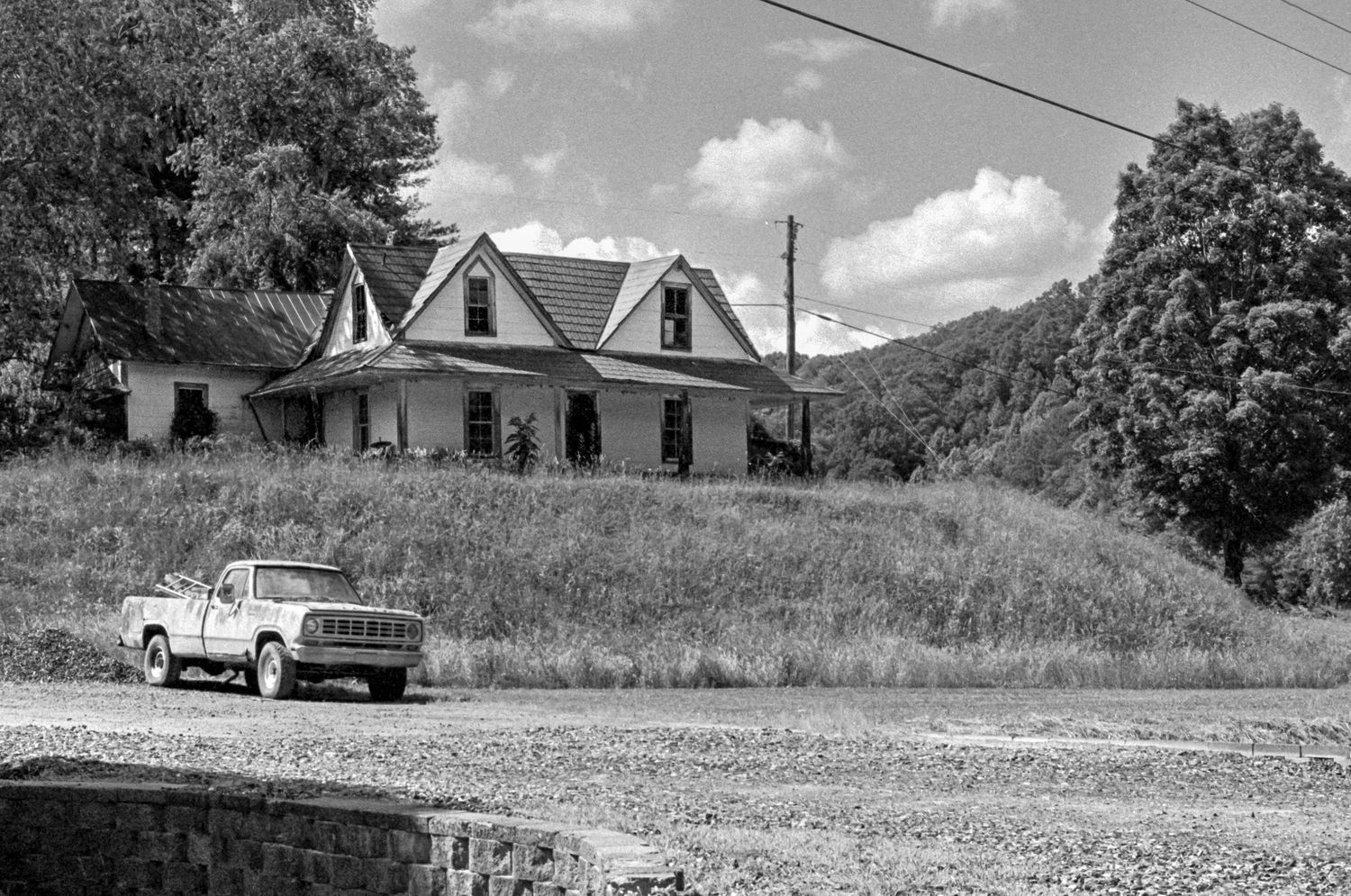Truck at house
