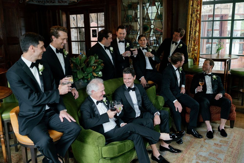 old edwards inn north carolina groomsmen