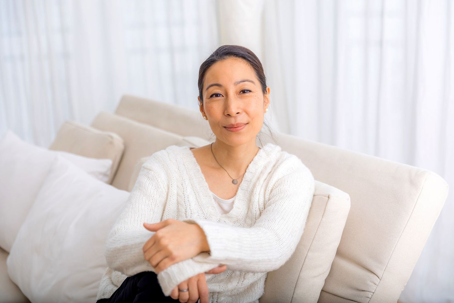 personal branding portrait of business woman Berlin working from home.