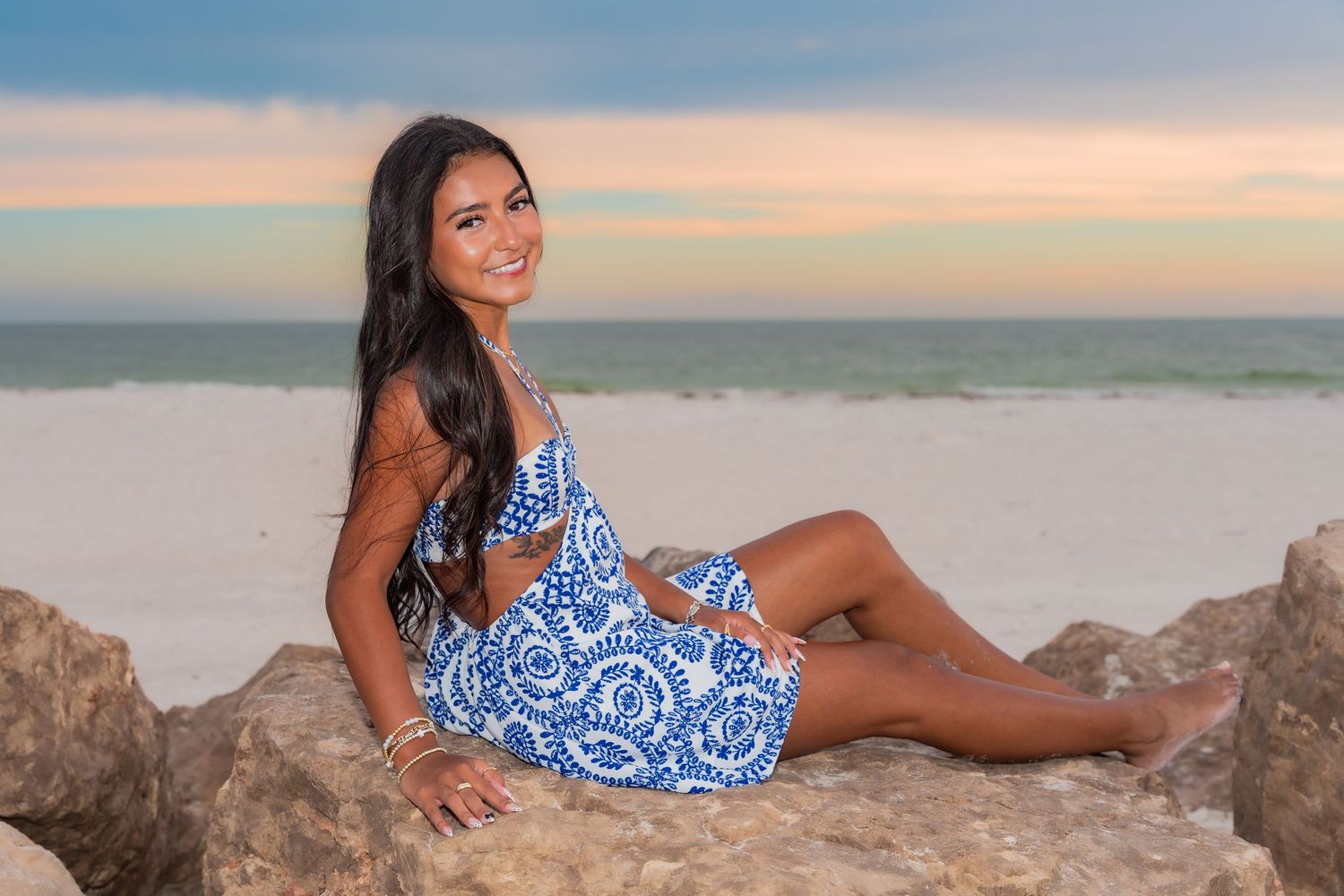 St Pete Beach-Family-sunset photo session with BE Jazy Photography-St Pete Beach Photographer