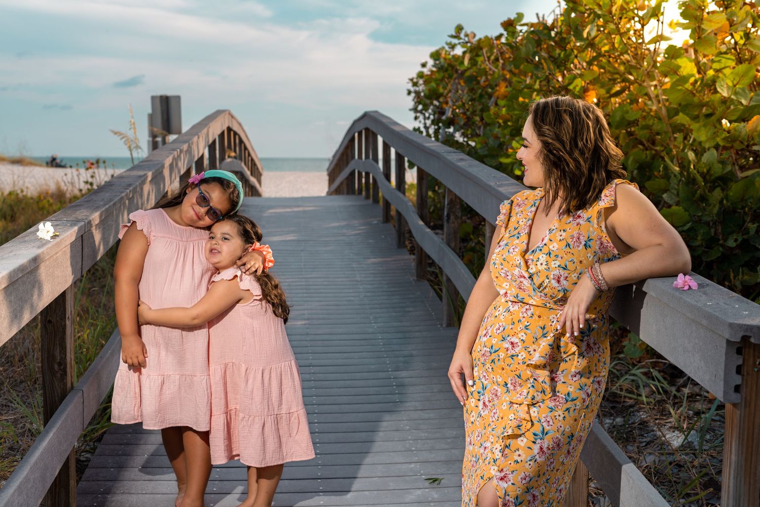 St Pete Beach-Family-sunset photo session with BE Jazy Photography-St Pete Beach Photographer