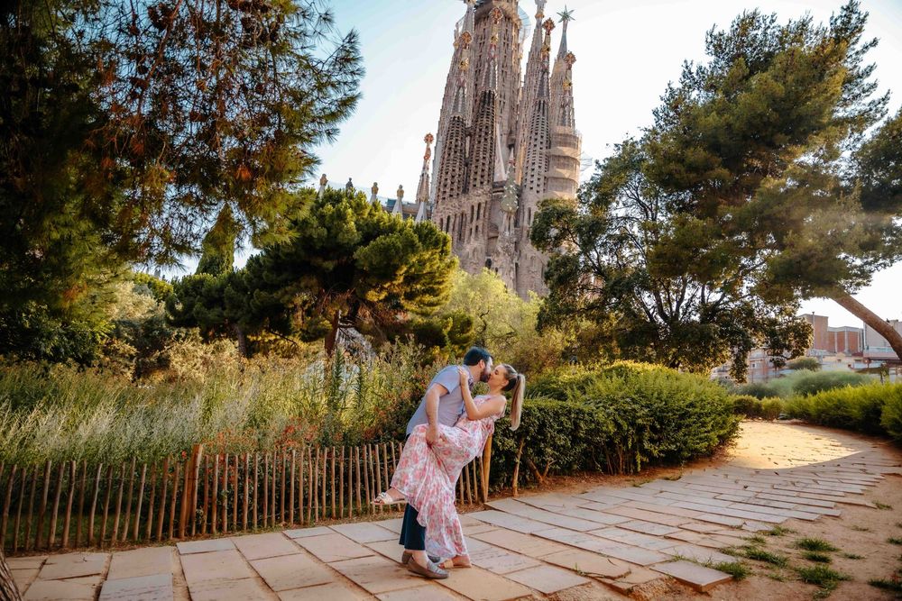 Sagrada Familia proposal photoshoot