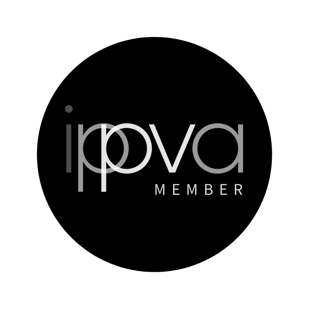 Sleek black oval logo designs for Innova company membership showing brand evolution and variations.