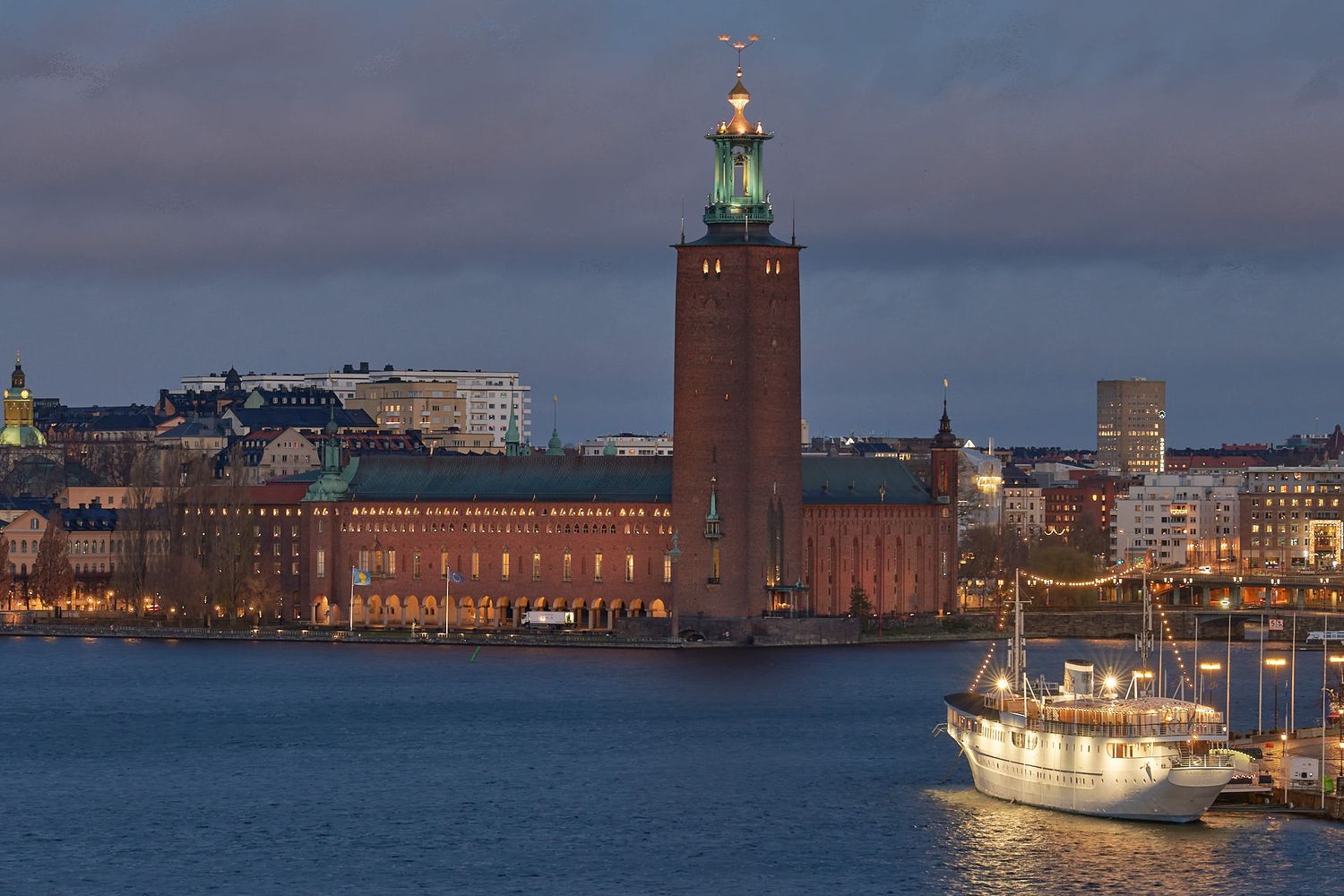 Sony RX1R M3; Long Exposure Panorama Stockholm Old City