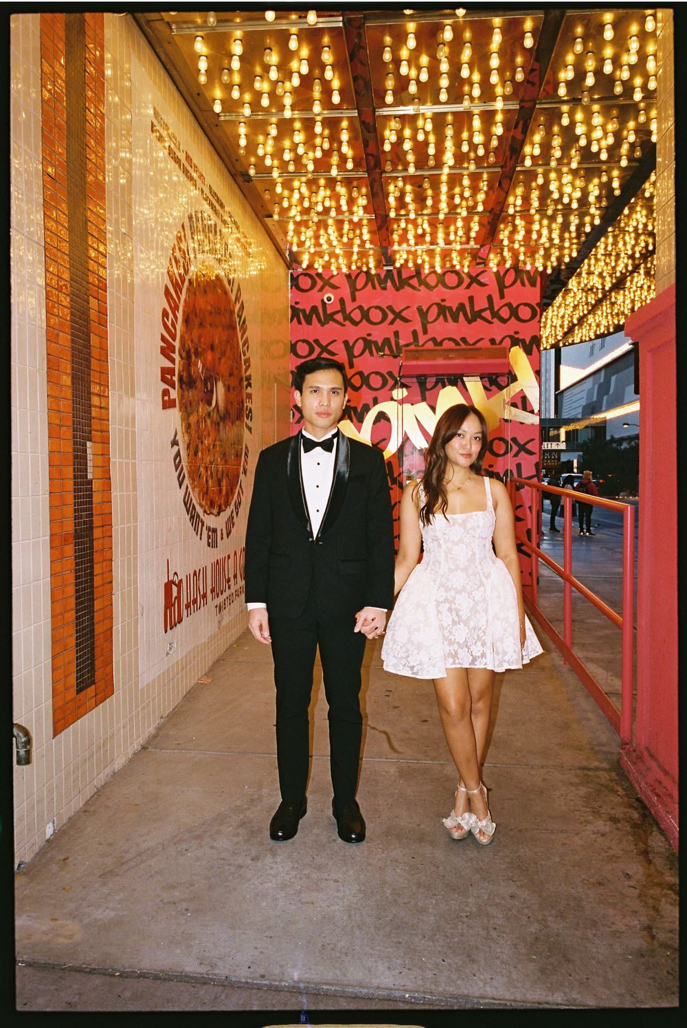 Las Vegas engagement session on film and super 8 video