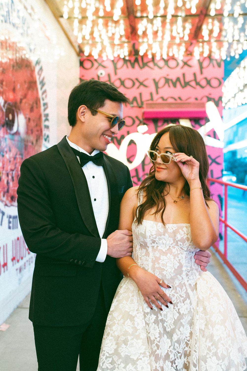 Las Vegas engagement session on film and super 8 video