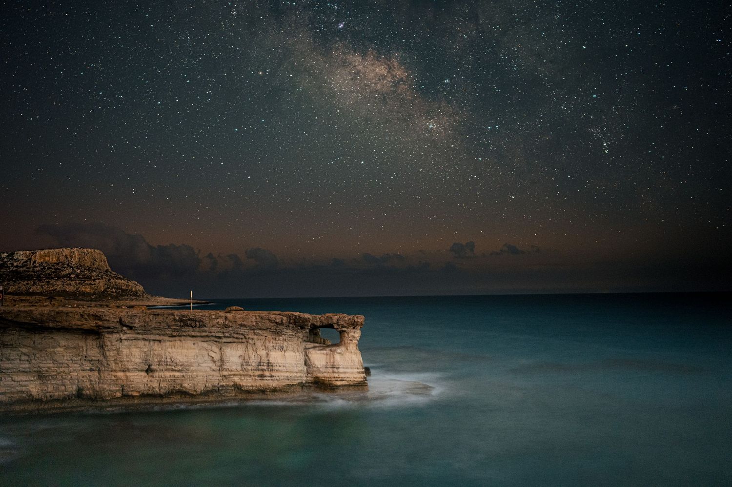 Cape Greko Caves milky way