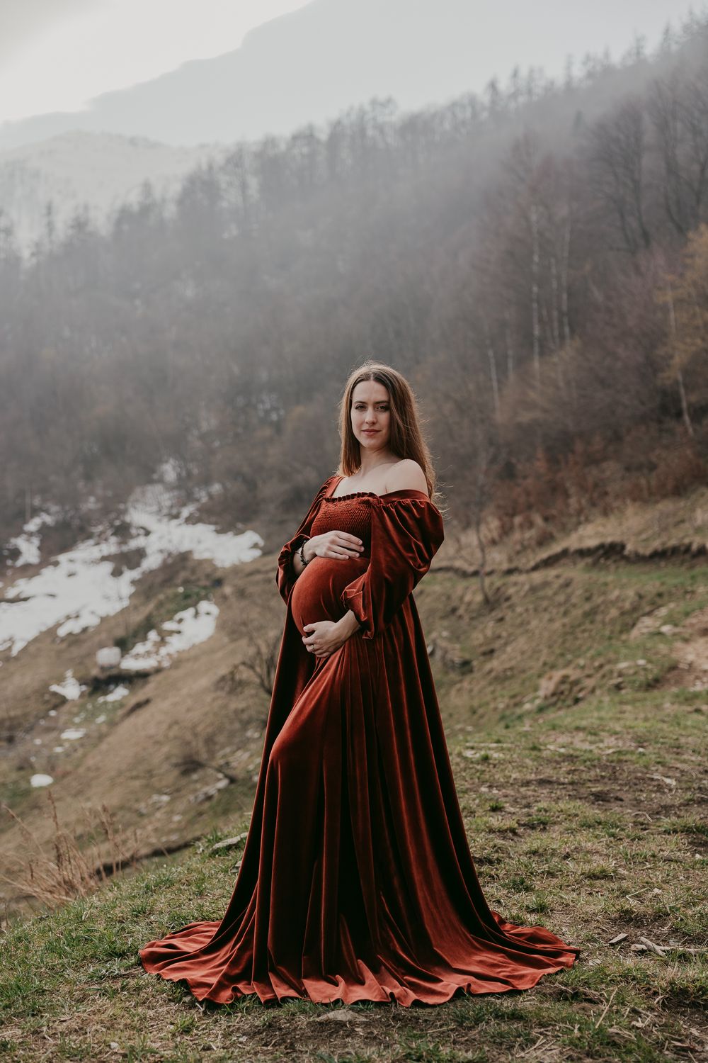 Ritratto in natura, ritratto di gravidanza, servizio di gravidanza, servizio in natura