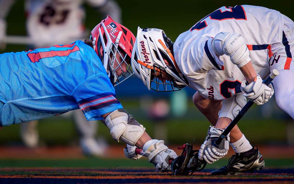 Hershey Trojans vs. Red Land ground ball FOGO, boys lacrosse by Deanna Fox, SportsFox Photography based in Hershey PA
