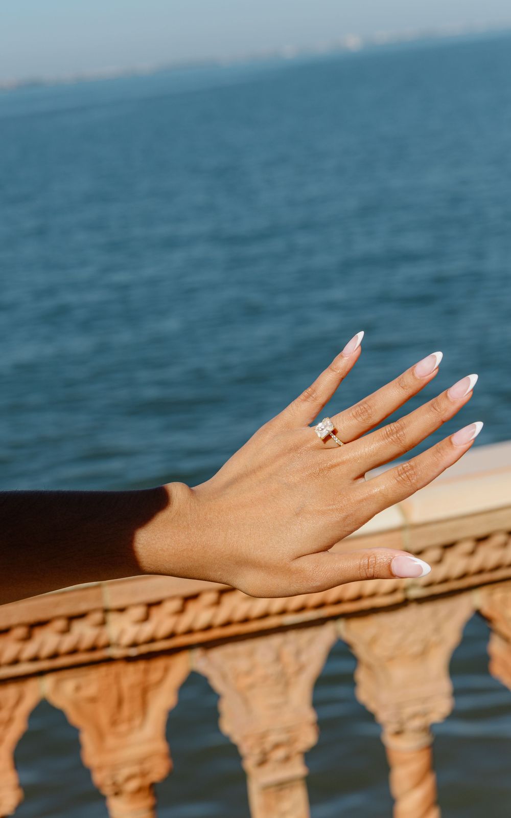Surprise proposal photography at Ca’ d’Zan Ringling Museum