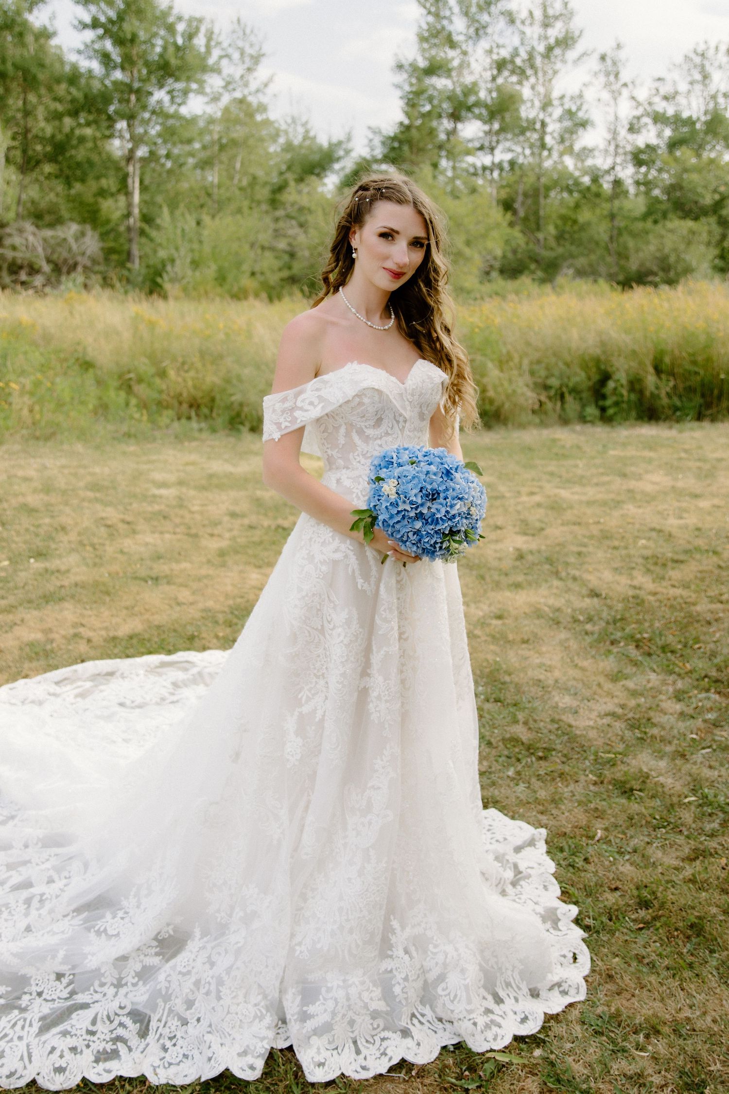 romantic bridal portraits at AirBnB in Pugwash, Nova Scotia wedding photographer, outdoor summer wedding portraits, full-service wedding