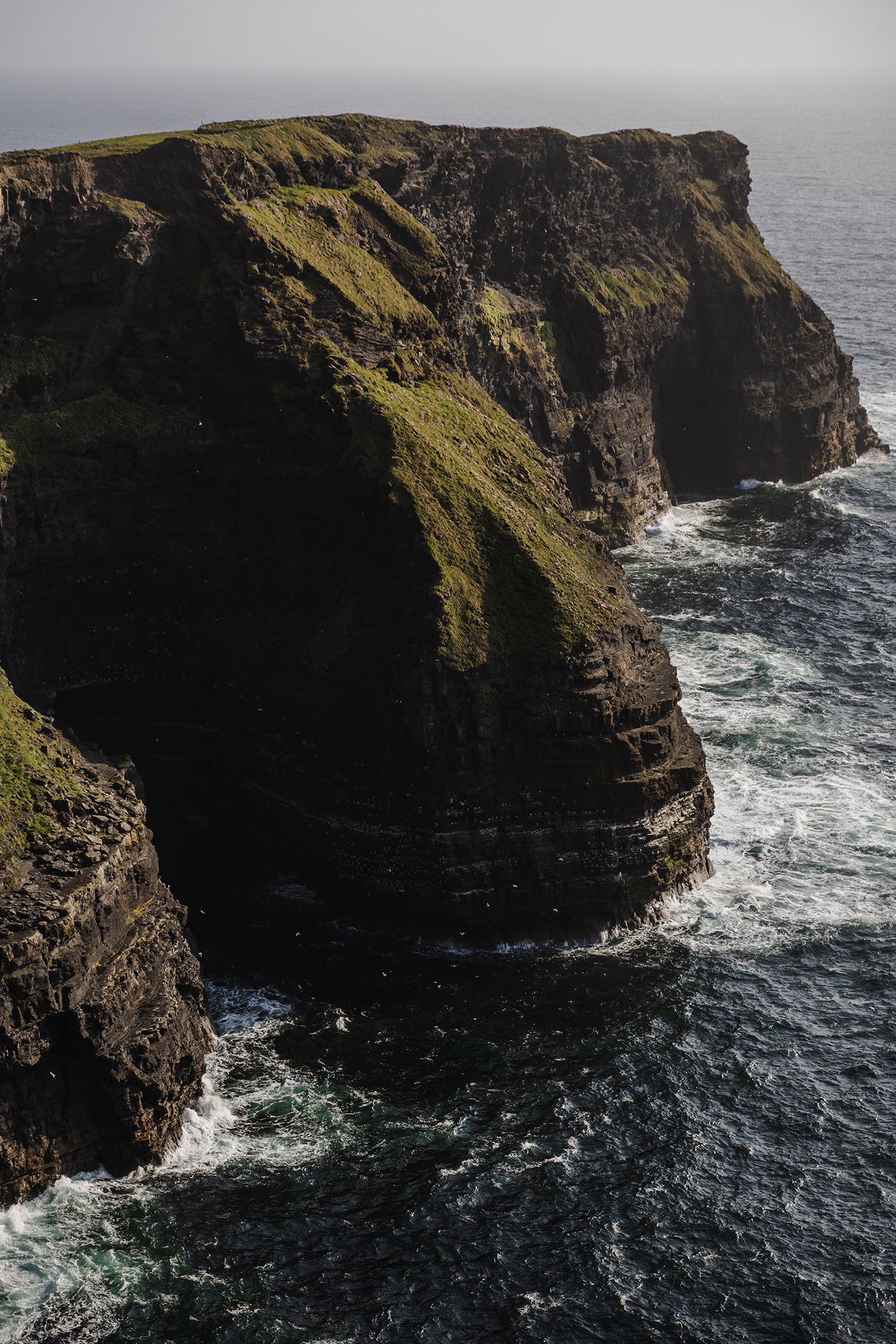 sunset elopement at Hags Head Cliffs of Moher
