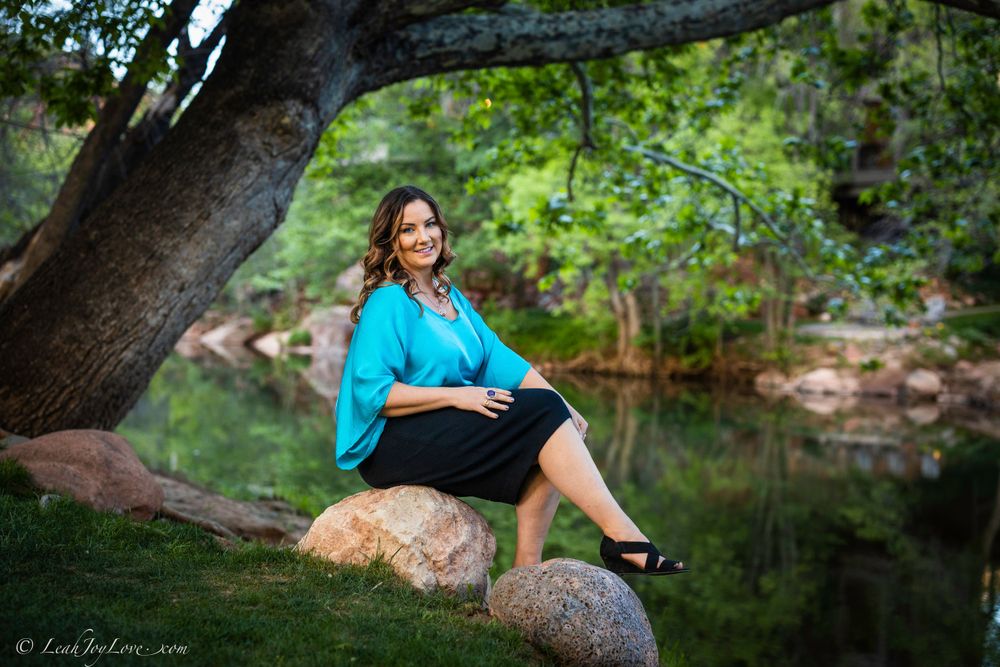 Spiritual Branding Photo in Sedona. Photo by LeahJoyLove Photography