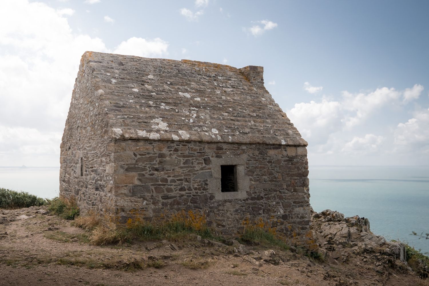 Cabane de Vauban dans le département de la Manche en Normandie - Cotentin.