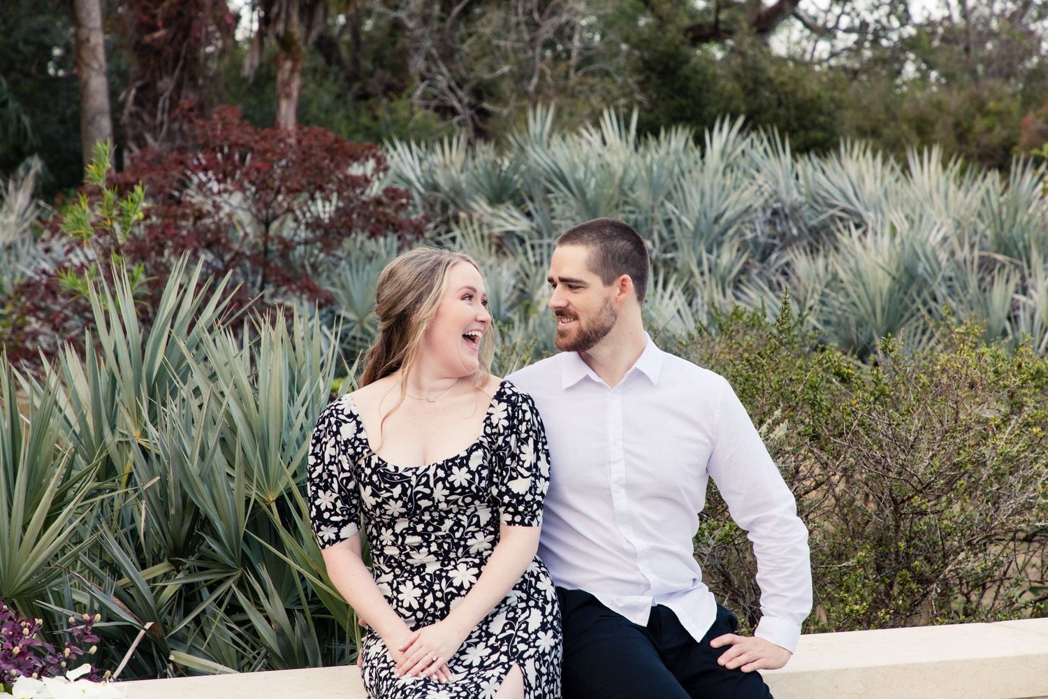 Editorial Style engagement session photography in Clearwater, St Pete, Tampa, Florida, and Europe.