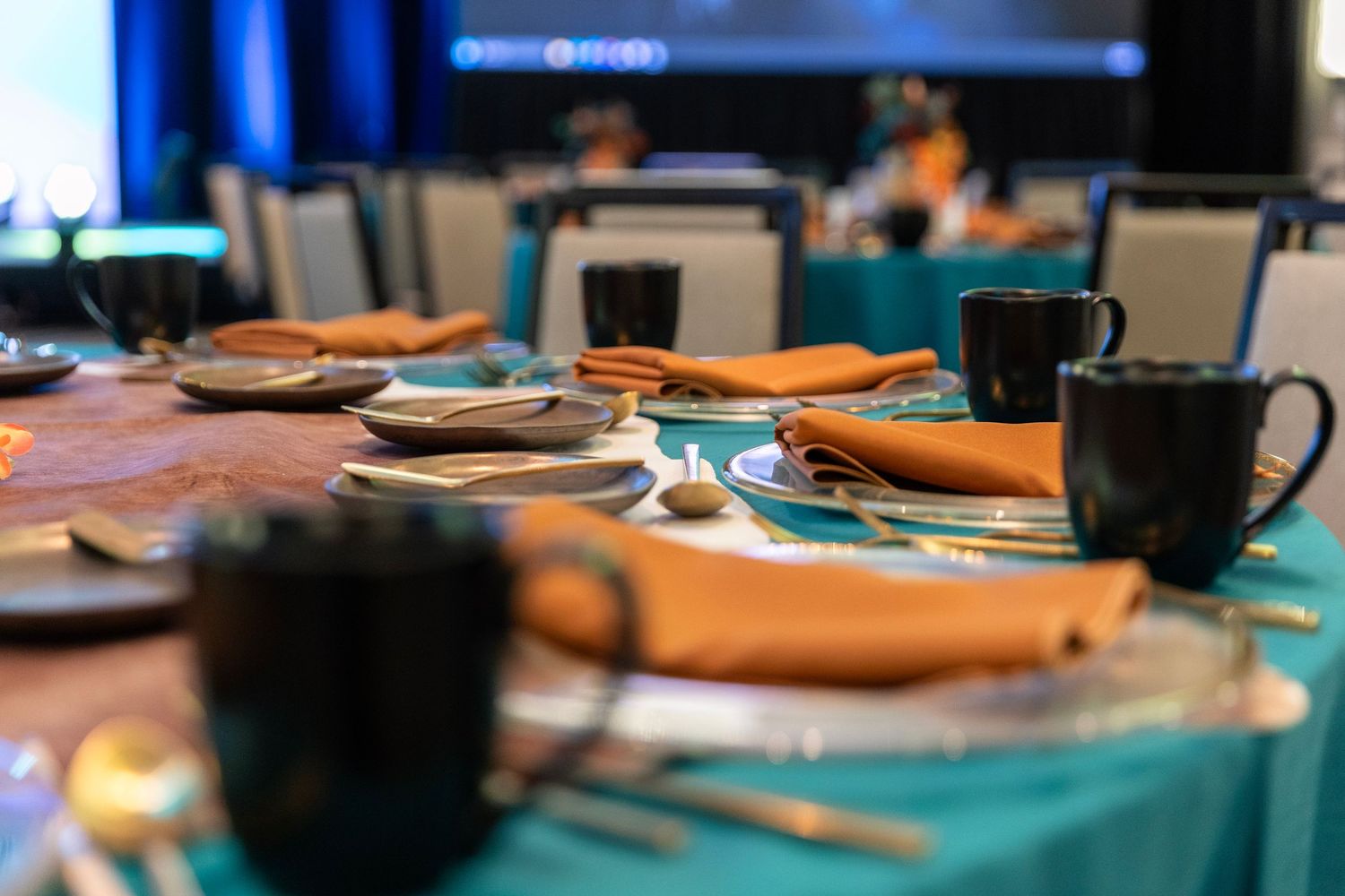 Corporate event photography in Nashville capturing a professional business awards event by Amber Reda Photography.