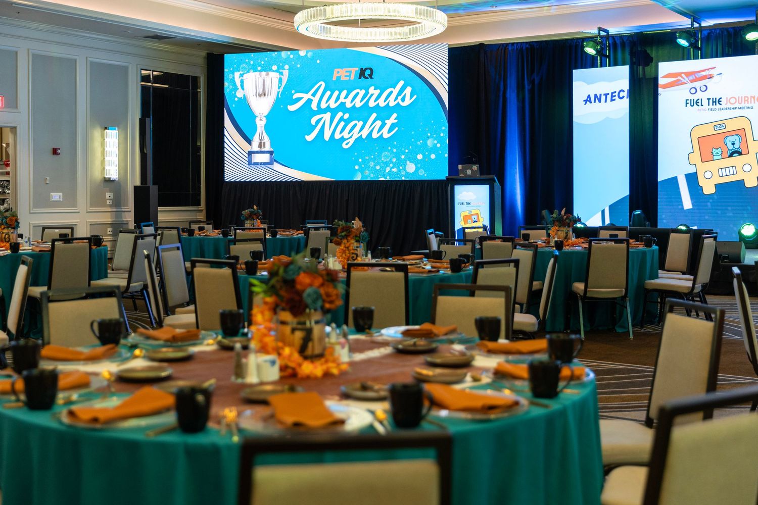 Corporate event photography in Nashville capturing a professional business awards event by Amber Reda Photography.