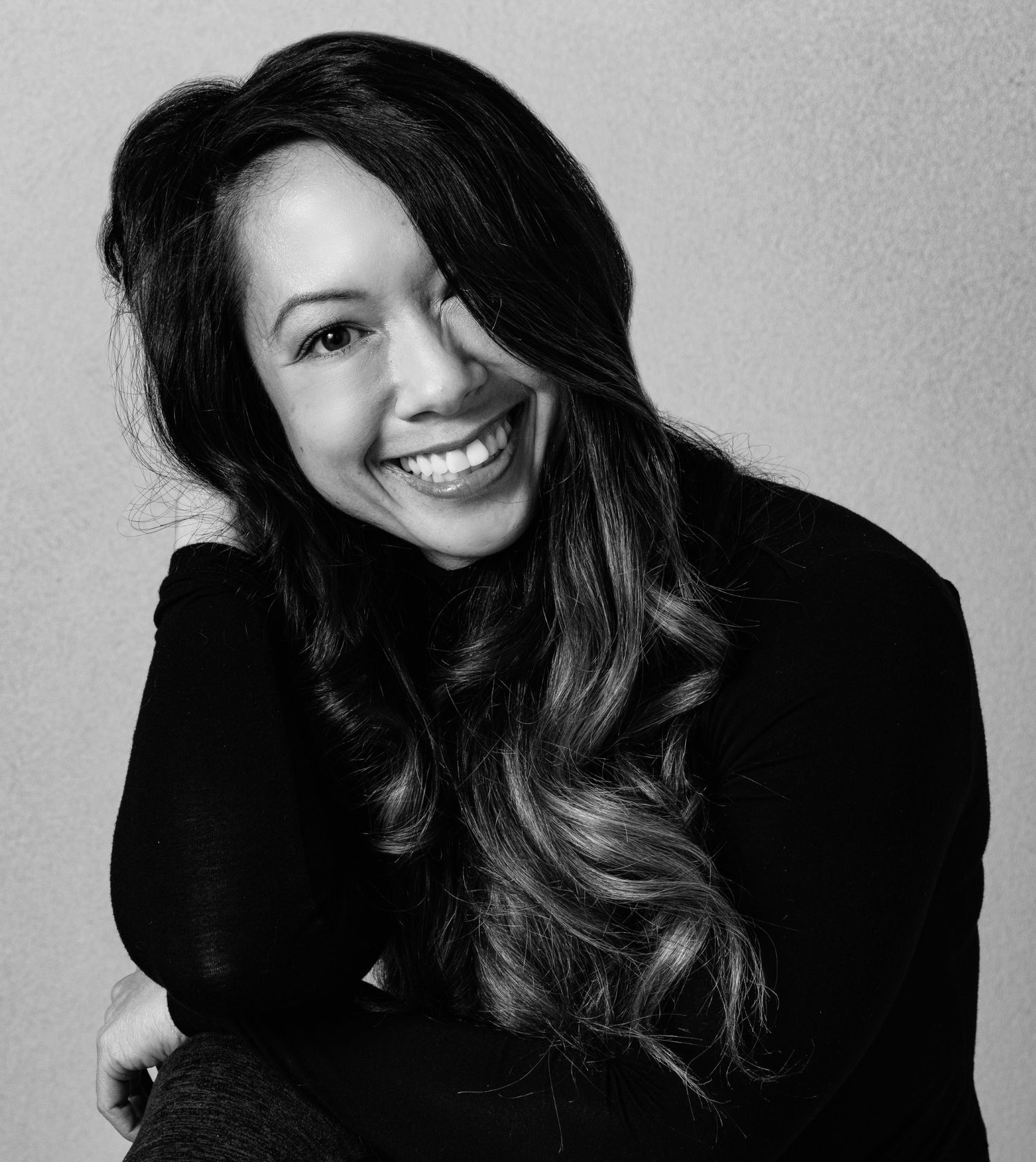 Photograph of Mimi Frank Photography in Edmonton, Alberta, Canada. Mimi Frank specializes in black and white luxury editorial boudoir photos