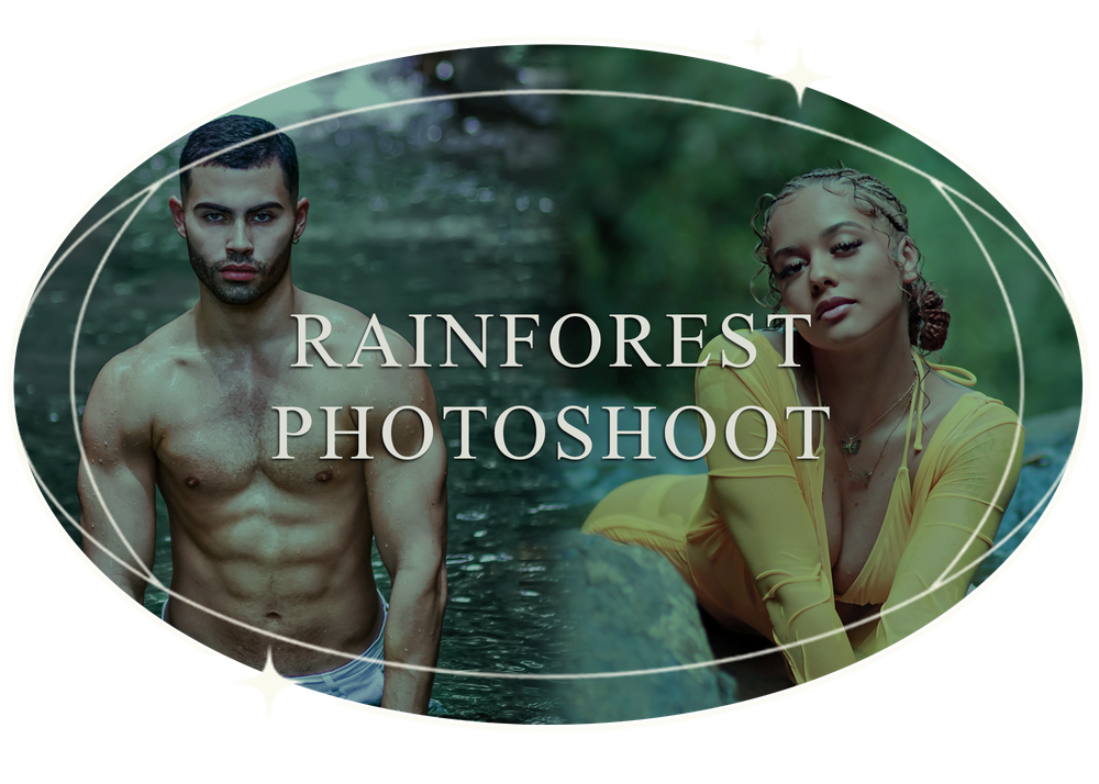 Check out this sweet engagement photoshoot session at El Yunque Rainforest. Photoshoot by Albert Ray Photo, Puerto Rico Photographer. Jungle