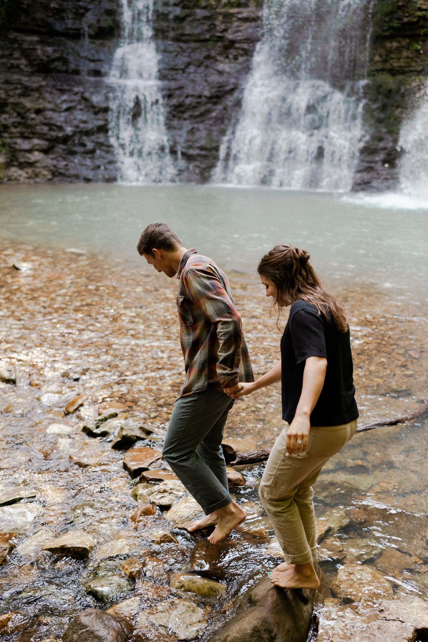 buffalo river engagement session