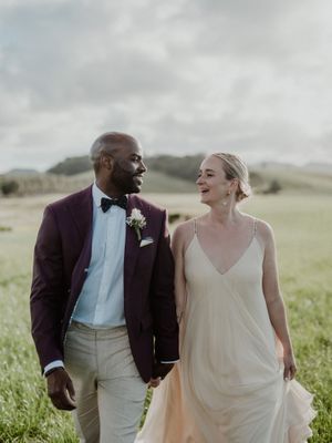 San Diego wedding videographer - cinematic couple walking shot - documentary style wedding video